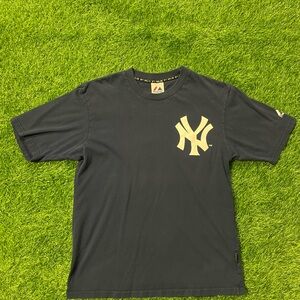 Majestic mlb New York Yankees Derek jeter t shirt size medium